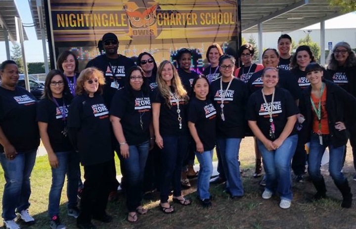 Nightingale Charter United Against Bullying! T-Shirt Photo