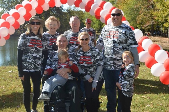 Steve's Straight Shooters   Aiming For A Cure!  T-Shirt Photo