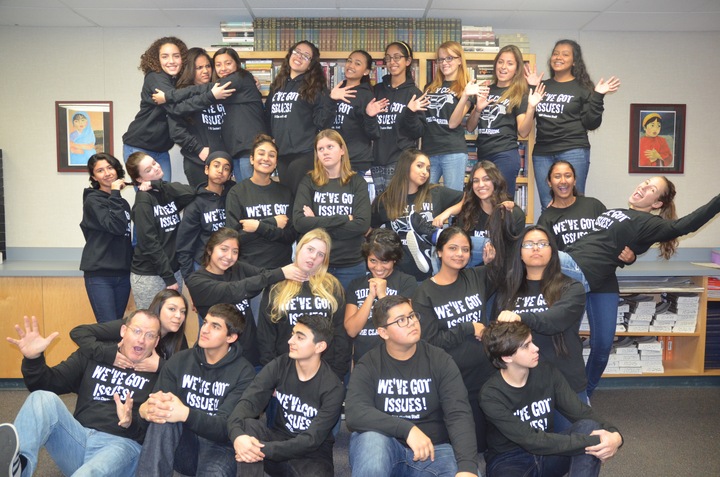 Selma High School Newspaper (The Clarion) Staff T-Shirt Photo