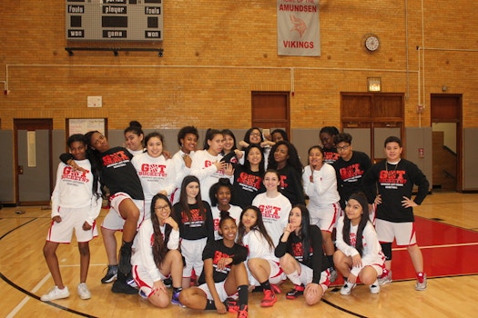 Amundsen Lady Vikings Got Buckets!  T-Shirt Photo