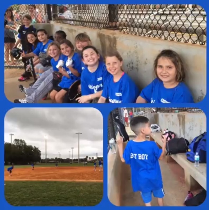 Girls Having Some Softball Fun! T-Shirt Photo