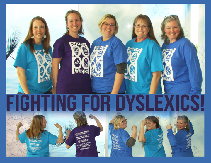 Fighting For Dyslexia T-Shirt Photo