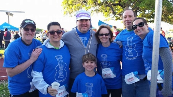 Head For The Cure   Team Paul's Giant Noggin T-Shirt Photo