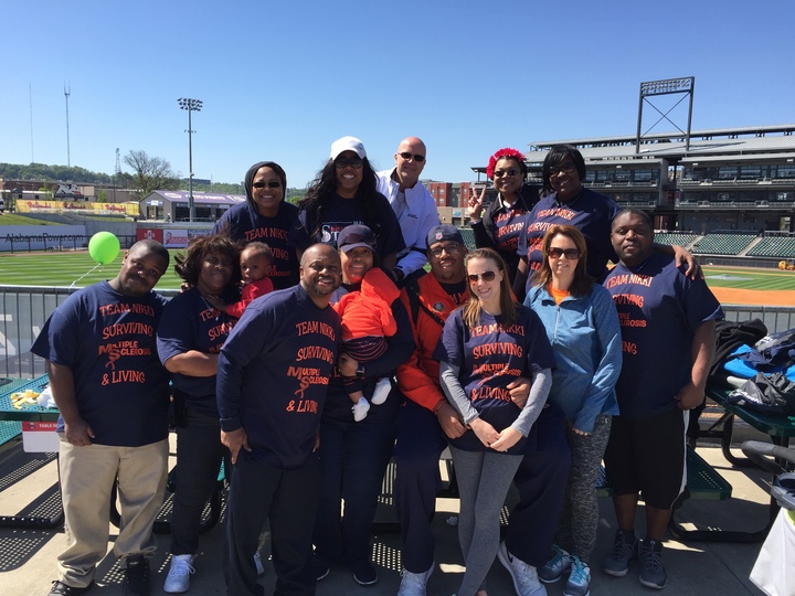 Team Nikki Surviving Ms And Living T-Shirt Photo