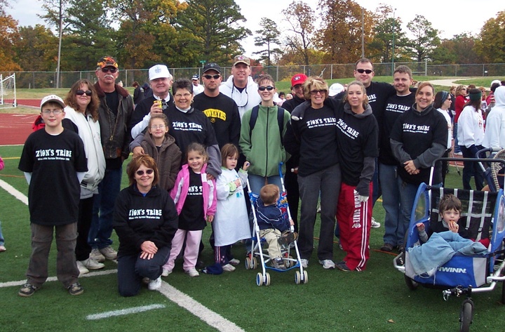 Our Team At Sw Missouri Walk For Autism Research 2006 T-Shirt Photo