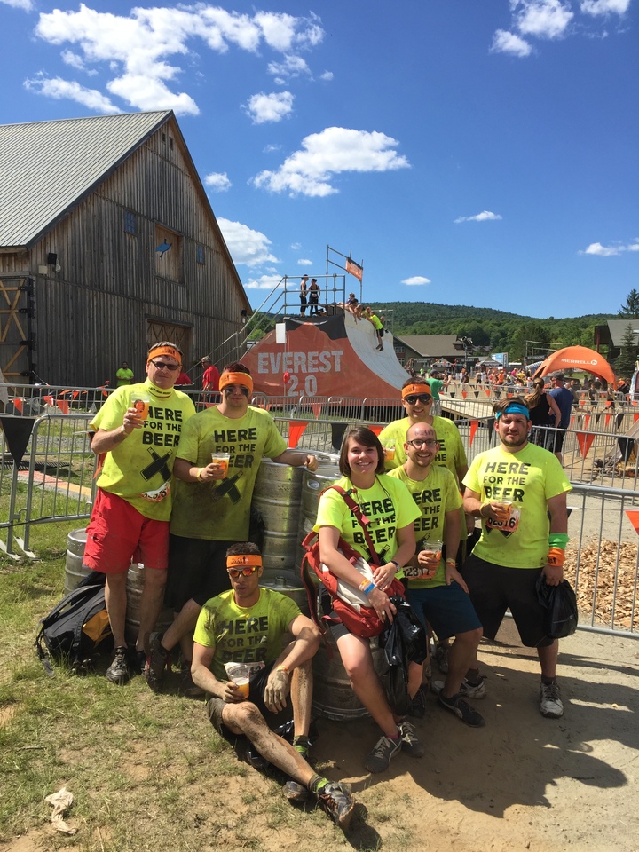 Here For The Beer (Tough Mudder, Mt Snow Vt) T-Shirt Photo