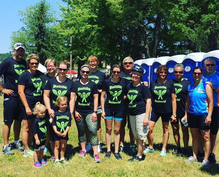 Team Baillie Believin' Ride For Roswell 2016 T-Shirt Photo