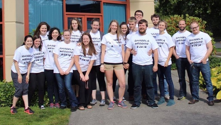 Wedding Laser Tag!  T-Shirt Photo