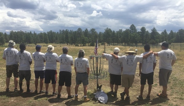 White Mountain Church Group Disc Golf Club T-Shirt Photo