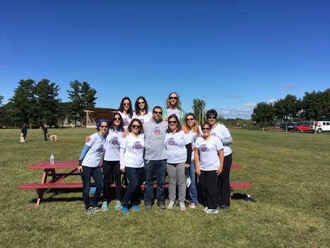 Team Hoot At Vermont Als Walk T-Shirt Photo