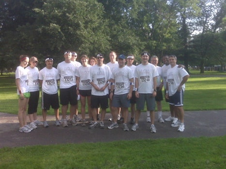 Walsh Brothers Corporate Challenge Team T-Shirt Photo