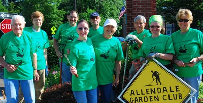 Allendale Garden Club At Work T-Shirt Photo