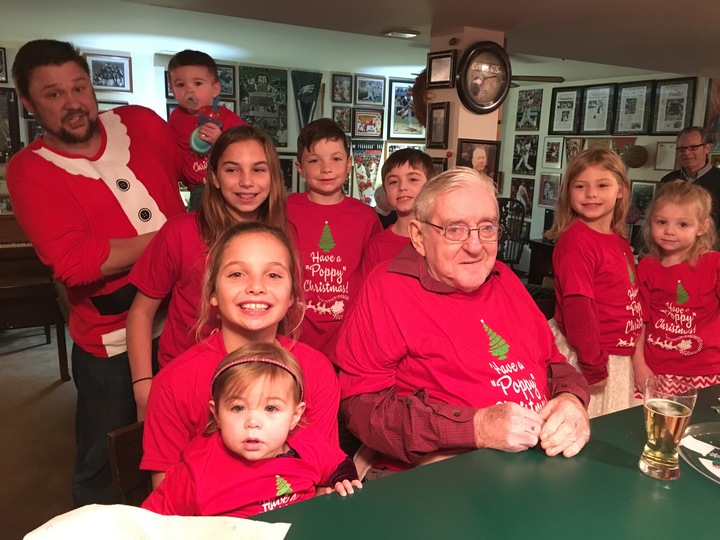 Poppy And Grandkids T-Shirt Photo