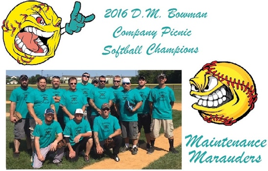 Company Softball Champs T-Shirt Photo