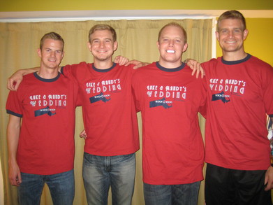 The Groom And His Men T-Shirt Photo