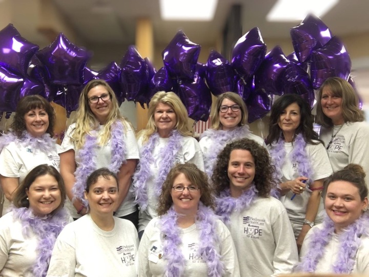 Phc   Paint The Town Purple For Alzheimer's Awareness T-Shirt Photo