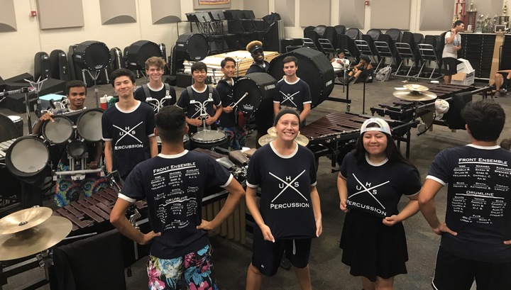 University High School Percussion T-Shirt Photo