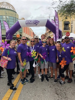 Team Autobuilders Walk To End Alzheimer's T-Shirt Photo