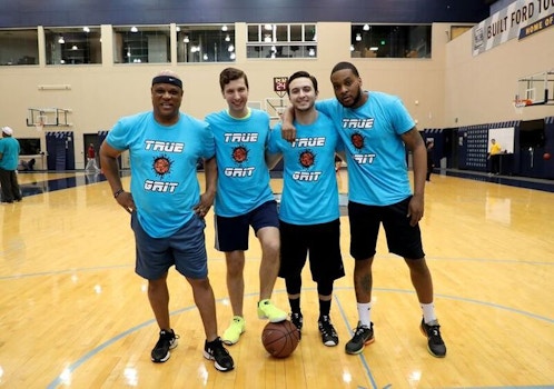 True Grit Team 3 On 3 Basketball Tournament T-Shirt Photo