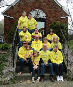 Fundraising Team In Their New Gear T-Shirt Photo