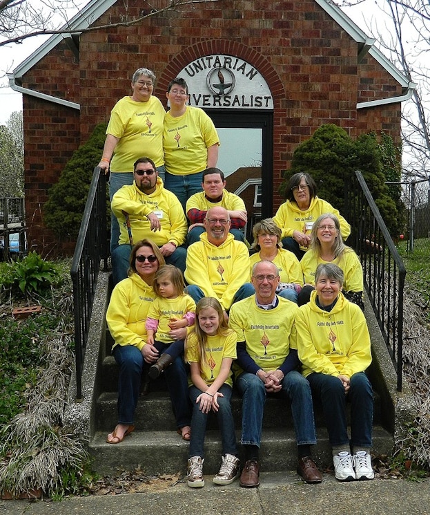 Fundraising Team In Their New Gear T-Shirt Photo