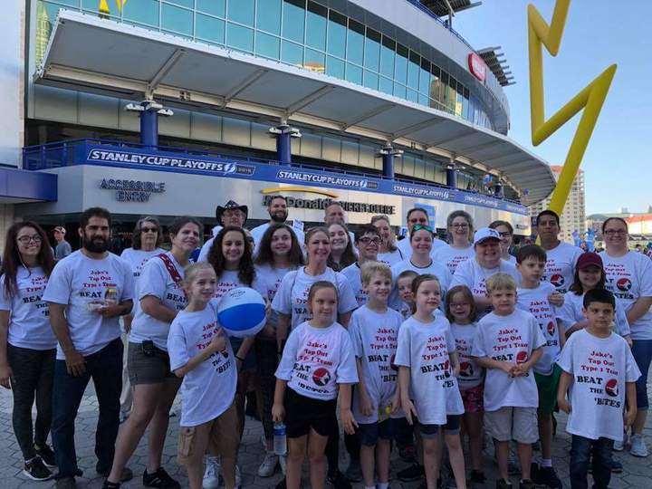 Jake Jdrf Walk Tampa 2018 T-Shirt Photo