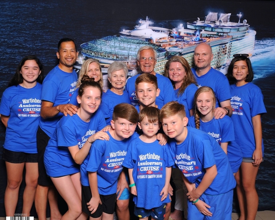 Wartinbee 50th Anniversary Cruise T-Shirt Photo