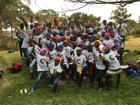 Zimbabwe Orphans Enjoying Their Tee Shirts! T-Shirt Photo