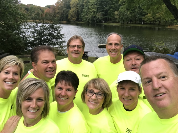 Biking Group  T-Shirt Photo