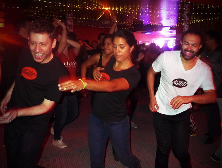 Dancing At Agua Night! T-Shirt Photo