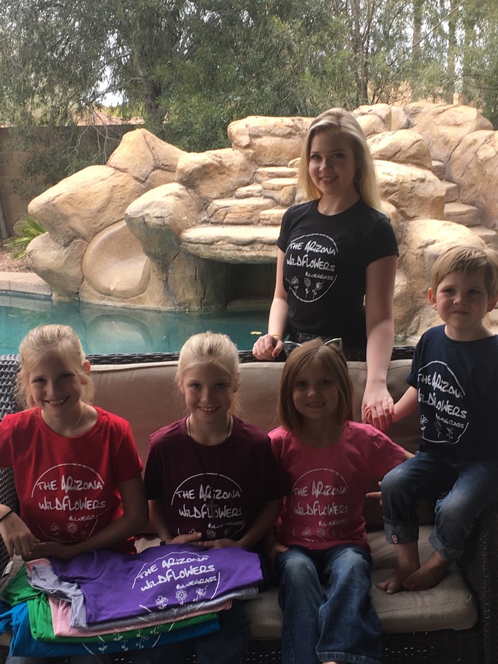 The Arizona Wildflowers Bluegrass Sisters (With Little Bro Sitting In!) T-Shirt Photo