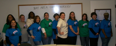 Bay Area Crisis Nursery Staff Get A New Look T-Shirt Photo