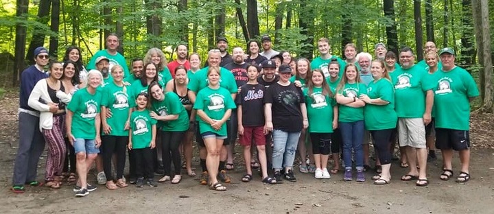 Family Camping Reunion T-Shirt Photo