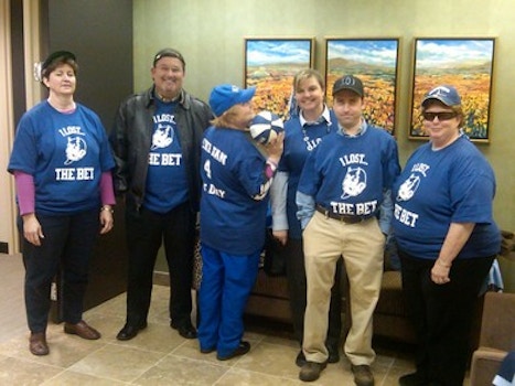 Unc Fanz Turned Duke Fan For The Day T-Shirt Photo