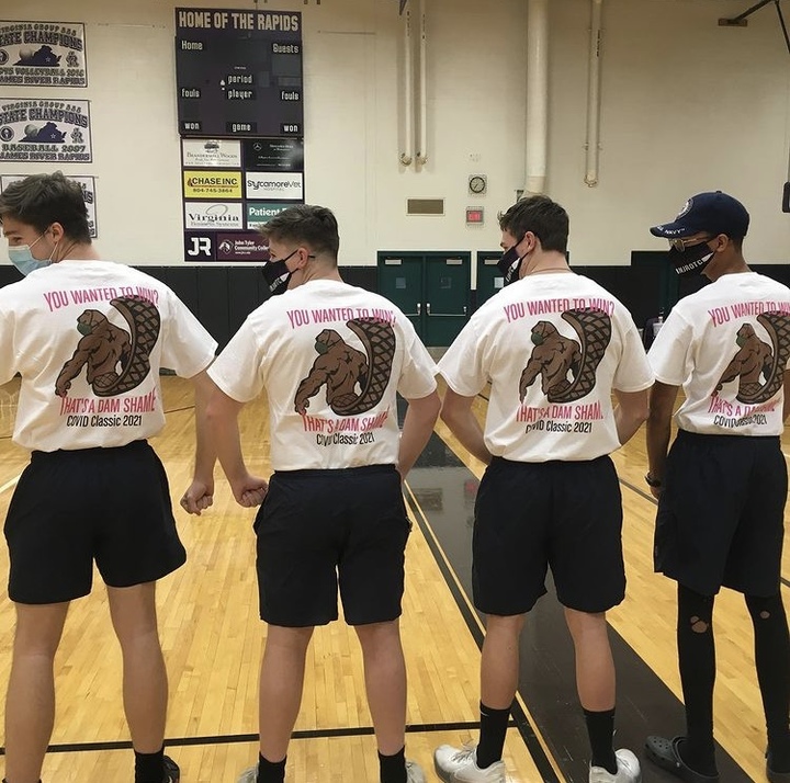 Covid Classic Composite Drill Meet For Chesterfield County Njrotc T-Shirt Photo