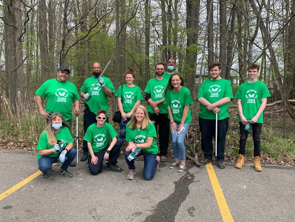 Earth Day Clean Up With Saw Systems T-Shirt Photo