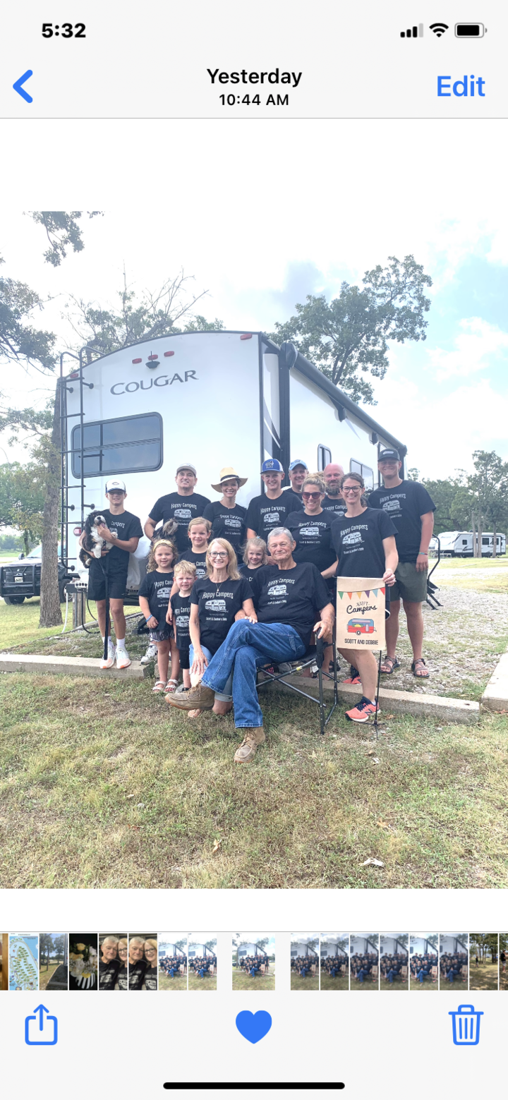 Scott And Debbie’s 50th Happy Campers  T-Shirt Photo