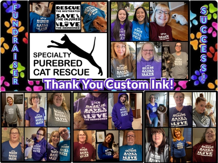 Specialty Purebred Cat Rescue 2021 Shirt Fundraiser T-Shirt Photo