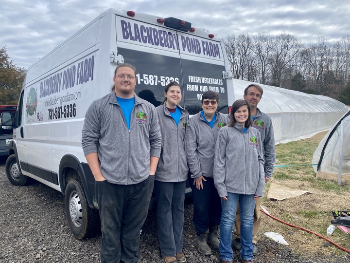 Black Berry Pond Farm Gets  Fleece Jackets With Custom Logo T-Shirt Photo