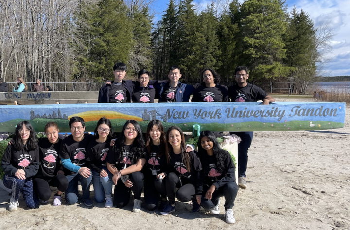 Nyu Concrete Canoe Springs Into Victory T-Shirt Photo