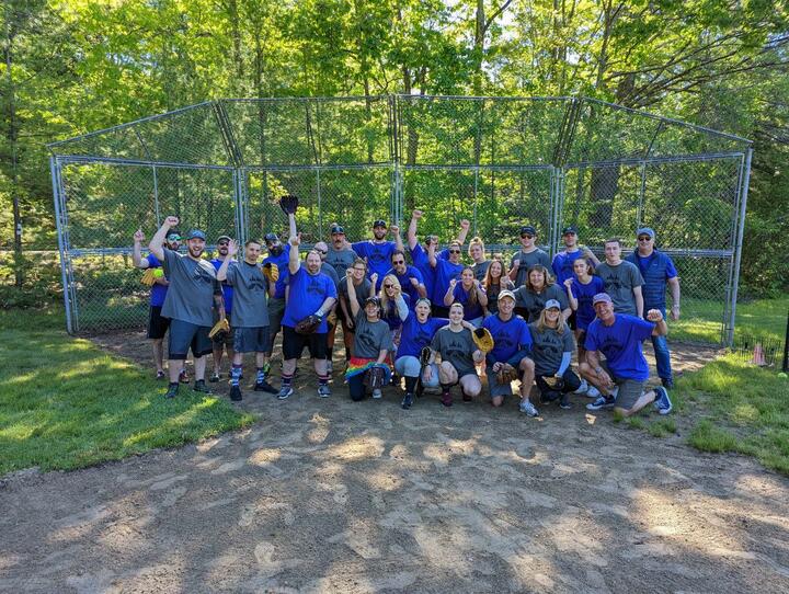 Wedding Softball Game  T-Shirt Photo