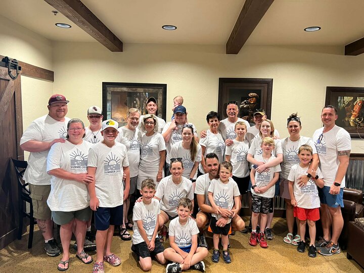 Cowan Group Leadership Team & Families T-Shirt Photo